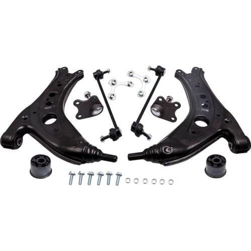 Suspension Wishbone Control Arm Kit For VW Fox Polo 9N For Seat Ibiza 4 Skoda Fabia 6Q0407151DS2, 6Q0407151DS5