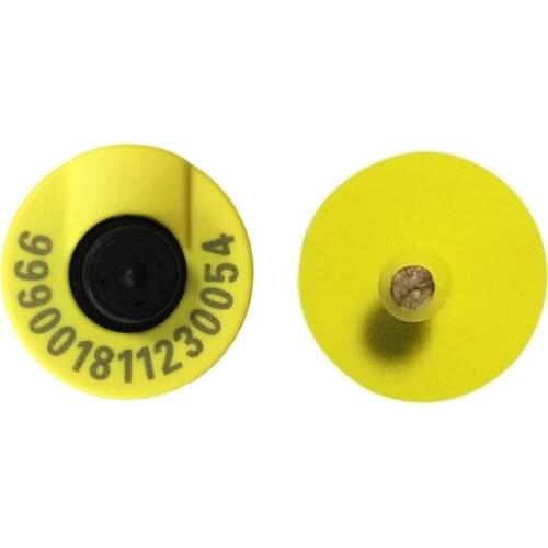 Durable FDX-B ear mark ISO11784/785 134.2Khz visual ear ring tag for cattle identification.farm,livestock