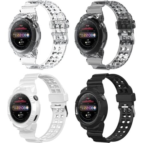 For Huawei Watch 3/3 Pro Strap Tough Armor Silicone Protect Case Band Wrist Bracelet Bumper Cover 46mm/48mm