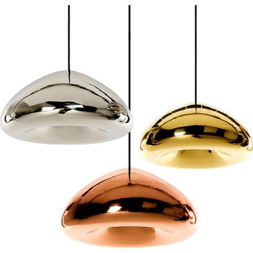 Simple And Modern Electroplated Brass Chandelier Fashion Restaurant Lamp Personality Clothing Shop Bar Cafe Bar Decorative Lamps