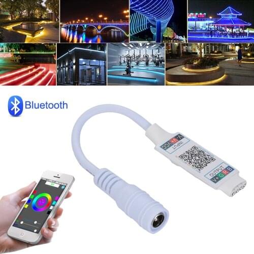 Mini Bluetooth LED Strip Lights RGB For 5050 3528 Flexible Ribbon Waterproof RGB LED Light Tape Diode DC 5-24V Control