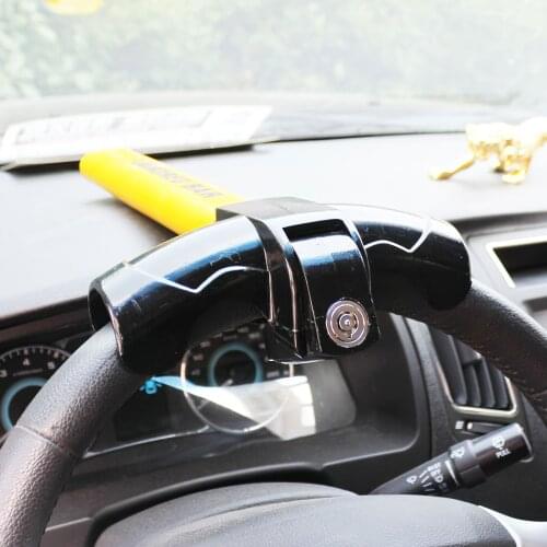 Universal Car Steering Wheel Lock Heavy Duty Anti-theft Car/Van Security Rotary Steering Wheel Lock Enhance Automobile Security