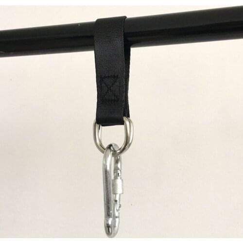 1 Pieces Multi-function Hook Ring Hanging Horizontal Bar Lanyard Hook Belts Pull Ups Rope Fitness Equipment Accessories Gym