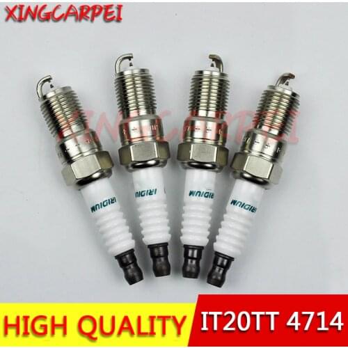 4pcs/lot IT20TT 4714 Dual Iridium TT Spark Plug For Ford For Cadillac Chevy For Mazda Mercury For Focus Mondeo Lotus L3
