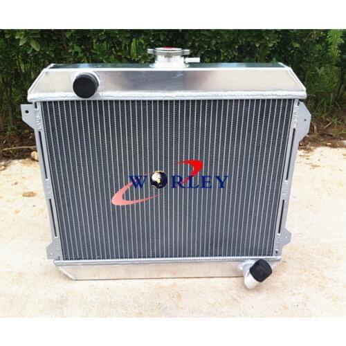 3 Row 56mm aluminum radiator for NISSAN DATSUN 510 610 710 720 L20B Manual