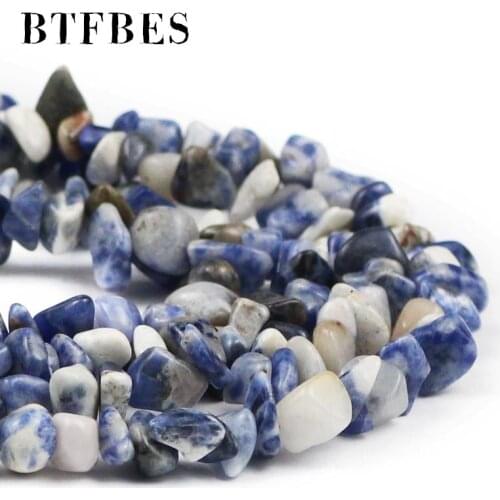 Lrregular Gravel beads Sodalite Smooth Natural Loose Spacer Beads 4-10MM For Bracelets Necklace Jewelry Accessories Making DIY