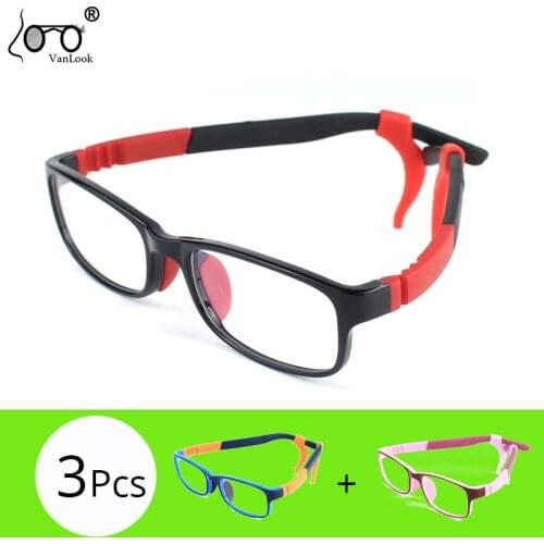 VANLOOK Transparent Kid Computer Glasses for Children Anti Blue Ray Spectacle Frame Oculos De Grau Fashion Eyeglasses Silicone