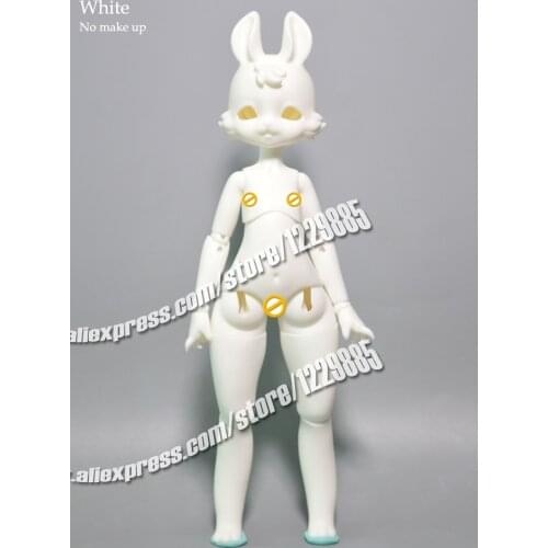 HeHeBJD 1/6 pretty Rabbit free eyes hot dolls resin toy gifts free shipping