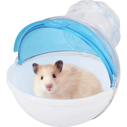 Hamster Toilet Hamster Mouse Gerbille Pet Bathroom Cage Box Bath Sand Room Toy Acrylic House 3 Colors Small Pet Supplies хомяк