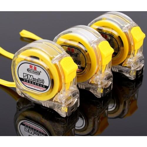 Tape measuring instrument stainless steel transparent tape measure 3 m 5 m 7.5 m 10 m wear-resistant measuring tool tape measure