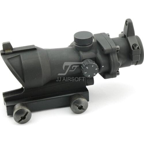 JJ Airsoft ACOG Style 1x32 Red Dot (Black/Tan) FREE SHIPPING