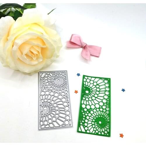 Julyarts Squar Flower background frame Metal Cutting Dies 2019 Stitched DIY Scrapbooking Stamps Craft Embossing Die Making