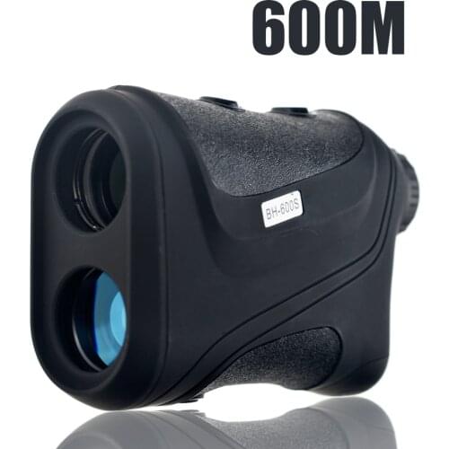 Golf Laser black rangefinder 600m Multifunctional Slope Adjustment distance meter measure Speed lock Flag for Hunt