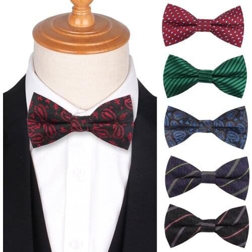 Boys Bow Ties Fashion Classic Striped Bowtie For Wedding Party Butterfly Adult Suits Bow tie For Men Women Cravats Mens Bow Ties