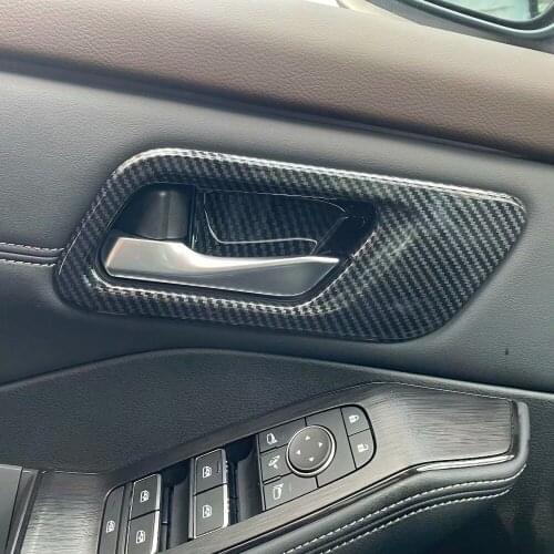 For Nissan Rogue X-Trail T33 2022 2023 ABS Inner Door Handle Cover Door Bowl Protective Trim Sticker Car Accessories