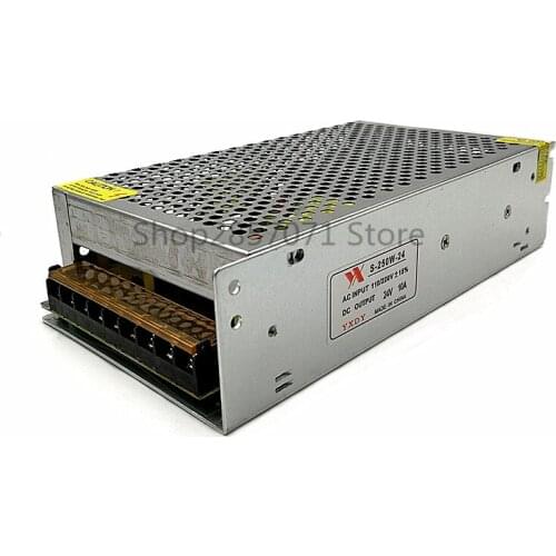 DC24V Power Supply Lighting Transformer Driver Switch for LED Strip Adapter 10A