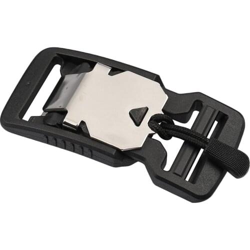 Plastic Adjustable Webbing Buckle Molle Backpack Travel Kits For 25mm Strap