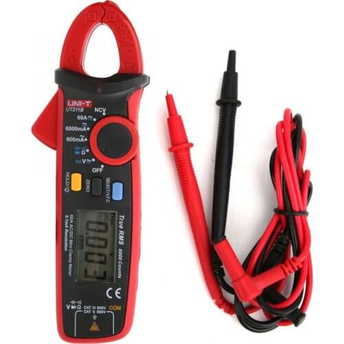 UNI-T UT211B Portable Mini High Precision Clamp Meter Multimeter Support for VFC NCV True RMS