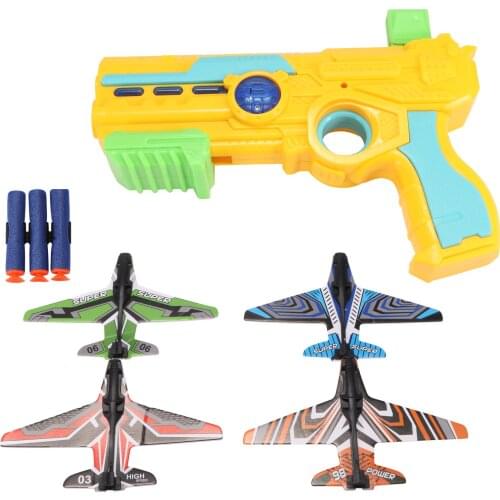 Airplane Launcher Bubble Plane Catapult Gun Shooting Game Toys Outdoor Sport Toys Catapult Plane Toy Airplane Toys For Kids