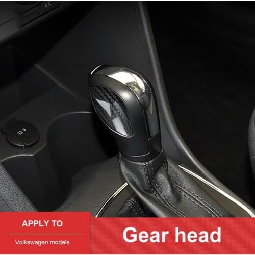 Gear Shift Knob For Volkswagen VW Touareg Polo Golf 4 6 7 Jetta Passat B6 B5 B7 B8 7.5/GTI Lingdu Magotan Sagitar Carbon Fiber