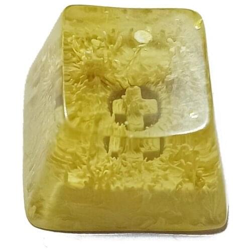 Handmade Customized OEM R4 Profile Resin Keycap Keyboard RGB Snowflake Keycap 831D