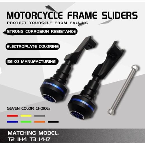 Frame Slider for SYM T2 2011-2014 T3 2014-2017 Falling Protection CNC Aluminum Alloy Motorcycle Anti Crash Pads Fairing Guards