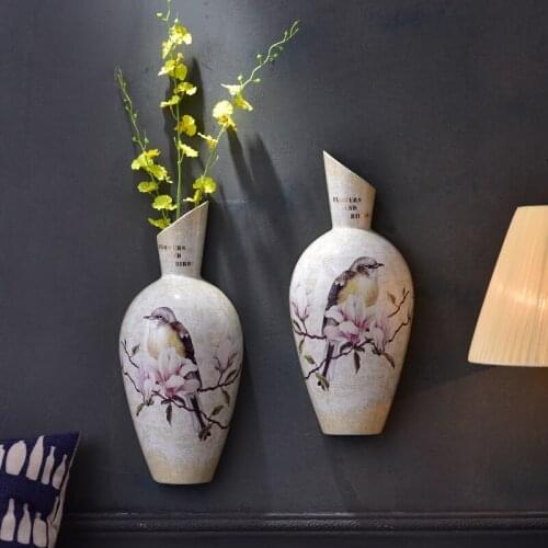 Modern Three-dimensional Creative Wall Decorations Home Decoration Living Room Wall Decoration Wall Hanging Vase