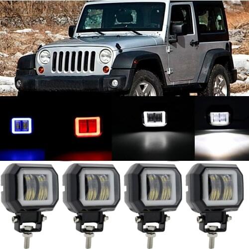 40W LED Work Light For SUV ATV 4WD 4X4 Offroad LED Driving Fog Lamp Motorcycle Truck Headlight Motorcycle Offroad led Work Ligh