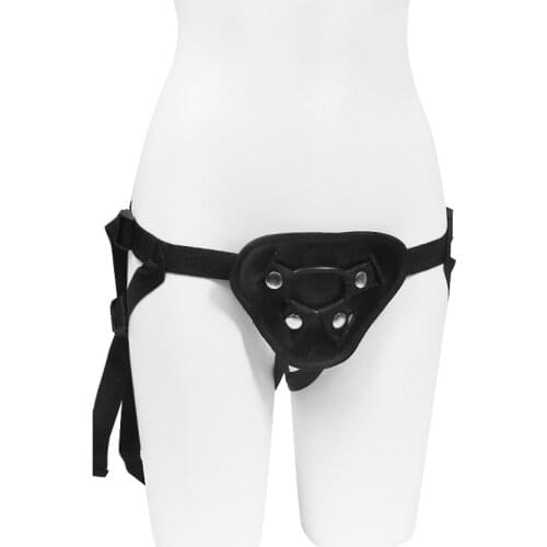 Strap On Dildos Pants Black PU Leather Wearable Penis Panties Erotic Toys Sex Toys for Lesbian Adult Game