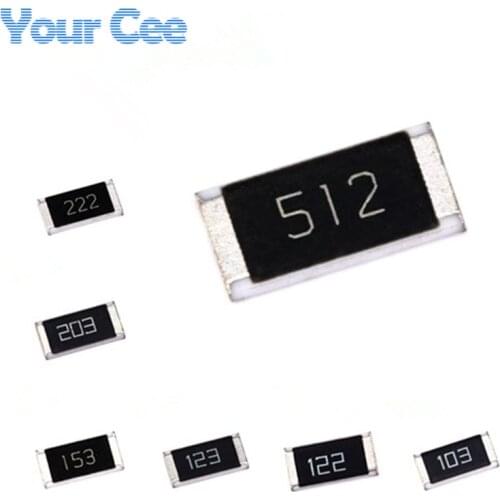 100PCS SMD Chip Resistor 2512 1W 5% 1M 750K 680K 620K 510K 470K 330K 300K 220K 150K 110K 100K 82K 68K 51K 47K 39K 33K 30K 22K
