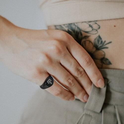 12 Constellation Ring Stainless Steel Zodiac Sign Rings For Men Women Birthday Wedding Gift Band Round Punk Rings Jewelry DHR458