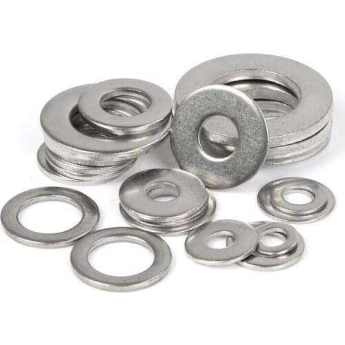 30pcs M2 M2.5 M3 stainless steel gaskets washer household gasket washers outer diameter 5mm-9mm