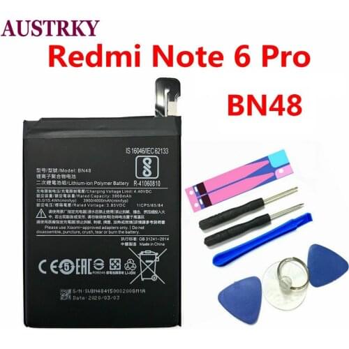 Аккумуляторы для телефонов Xiaomi Redmi Note 6 Pro AUSTRKY China At AliExpress