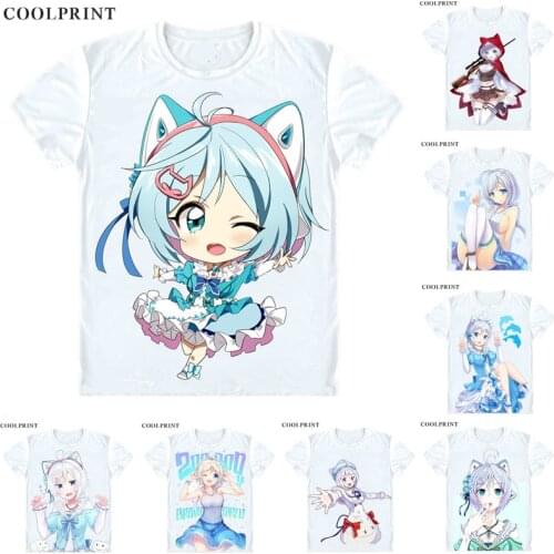 Dennou Shoujo Youtuber Siro T Shirt Virtual Youtuber Vtuber Artificial Intelligence AI Men Premium T-Shirt Short Sleeve Shirts