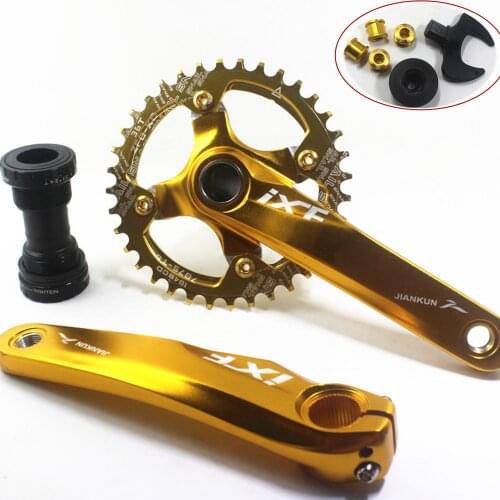 IXF Bicycle Crank Set 104 BCD CNC Bicycle Crankset 30/32/34/36/38T With BB68-73