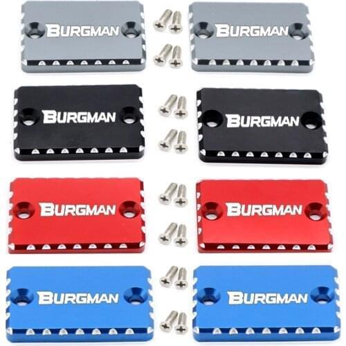 For SUZUKI BURGMAN 200 RV 200 VANVAN SKYWAVE 250 SKYWAVE 400 400I ST 250 front Left and right brake fluid reservoir cap cover