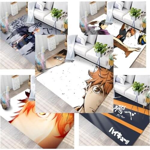 Cartoon Anime Haikyuu!! VolleyBall VBC Rug Doormat Floor Mat Carpet Home Hotel Living Room Floor Mats Anti Slip Cosplay