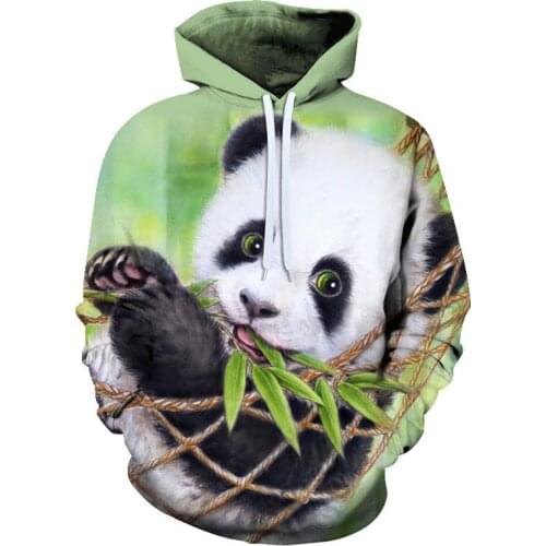 2021 New Fashion hot Hoodies Men Hooded Sweatshirt Pocket Pullover Hoodies Panda 3d Print Sweatshirt for Women Men hoodie Tops