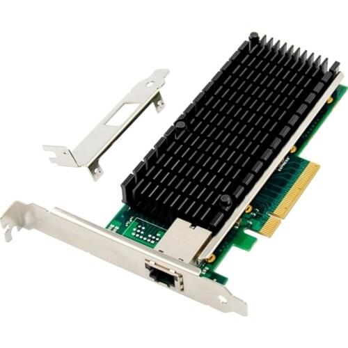 PCI-E X8 10 Gigabit Ethernet Server Network Card PCIe 10GbE Server Electrical Port Network Card X540 for PC