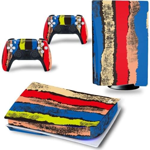 Pigment PS5 Disc Edition Skin Sticker for Playstation 5 Console & 2 Controllers Decal Vinyl Protective Skins Style 2