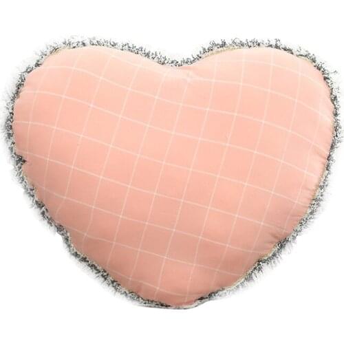 Valentines Day Multi Colors Soft Plush Heart Shaped Pillow Lovers Heart Pillow