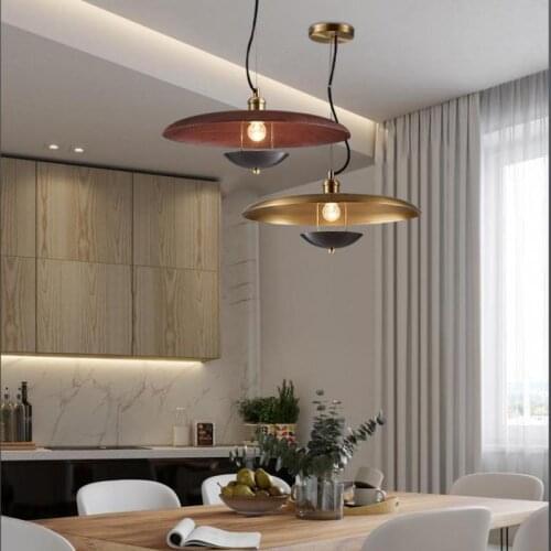 Nordic Style Hanging Lights Dining Room Lamp Art Modern creative lighting Luxury Copper e27 Pendant Lamps And Lantern