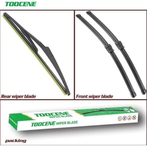 Front And Rear Wiper Blades For Peugeot 407 2004-2010 Windshield Wiper Auto Car Styling 28+28R+12