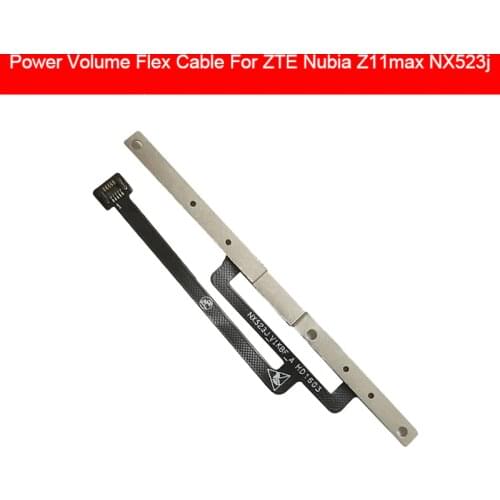 Power &Volume Switch Button Flex Cable For ZTE Nubia Z11 MAX NX523J Audio Control & Power Side Key Flex Ribbon Replacement Parts
