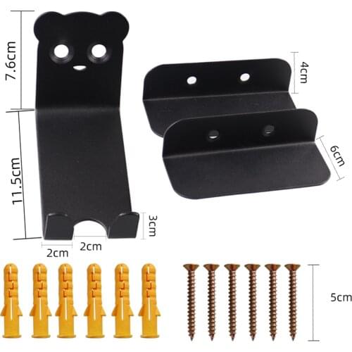 MTB Road Bicycle Steel Rack Pedal Wall Mount Stands Hanger Hook Heavy Duty Bike Hanger Parking Racks Holds Up To 100KG