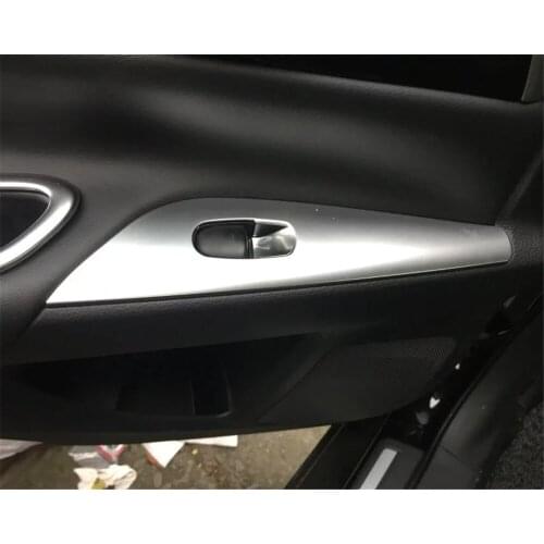 For Nissan Altima Teana 2013 2016 2017 2018 Car Window Lifter Control Frame Window Switch Decor Armrest Panel Cover Sticker