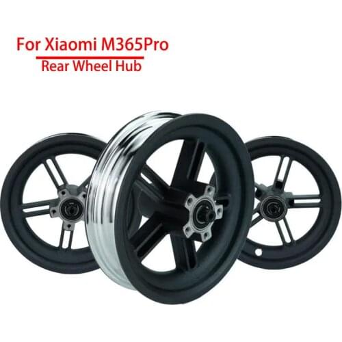 Rear Wheel Hub For XM M365 Pro Electric Scooter Accessories Rear Modified Damping Solid Tire Replacement Parts