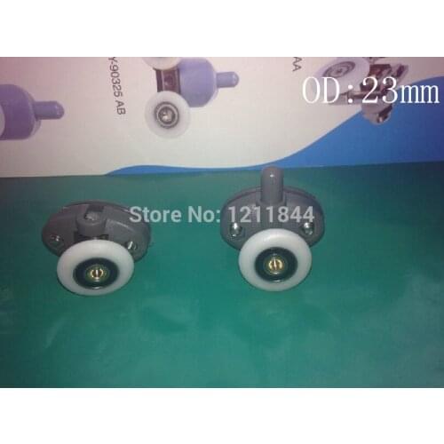 OD:25MM Shower pulley accessories old roller door crane wheel Double holes pulley