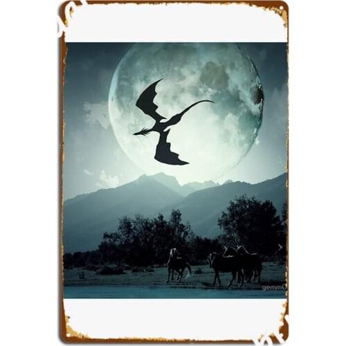 Always Be Yourself Unless You Can Be A Dragon Gift Metal Plaque Poster Plaques Cinema Garage Home Retro Tin Sign Poster