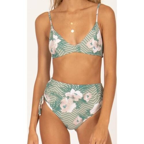 Floral Swimwear Women Swimsuit High Waist Bikini 2020 Sexy Push Up Bikini 8 Styles Beach Wear Bathing Suit Women Maillot De Bain